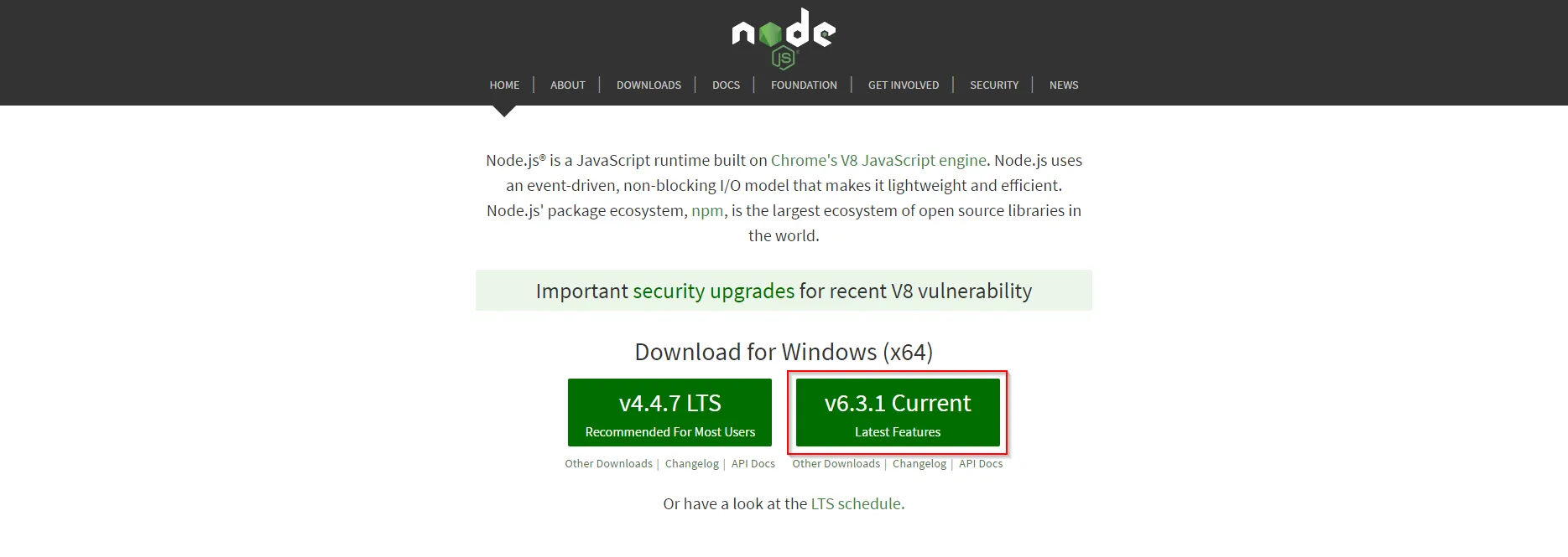 Download Node.JS