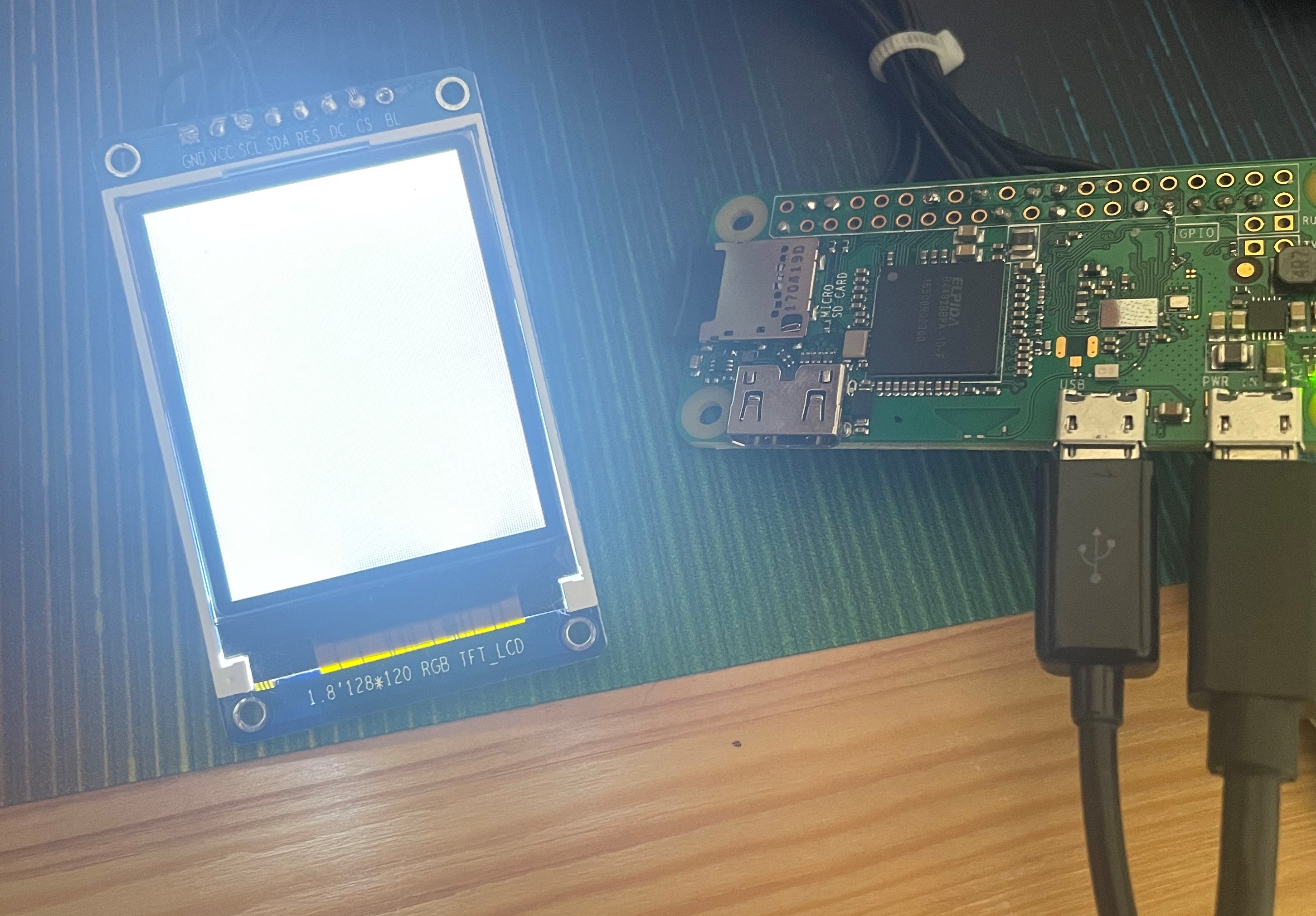 Getting a ST7735 TFT Display to work with a Raspberry Pi