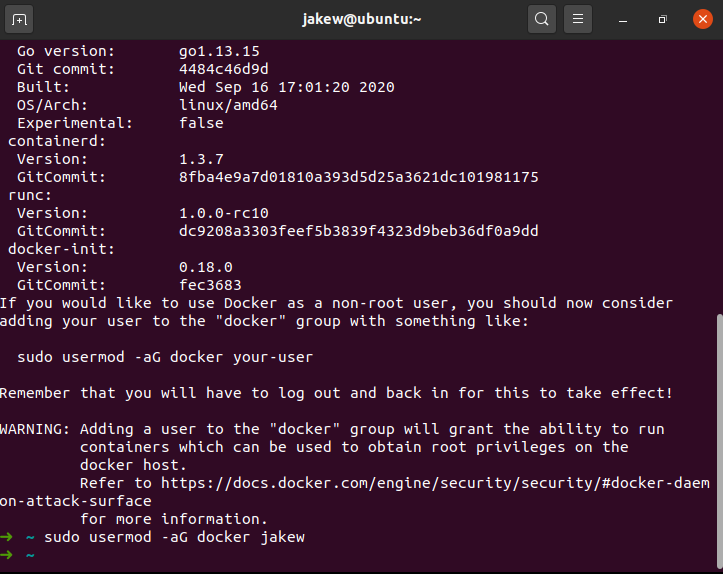 Installing Docker